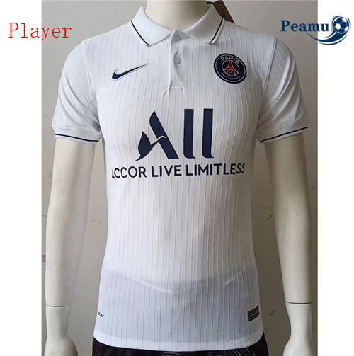 Peamu - Camisola Futebol PSG Player Version Branco 2022-2023