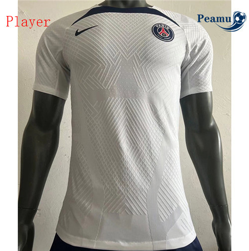 Peamu - Camisola Futebol Paris Player Version Training Branco 2022-2023