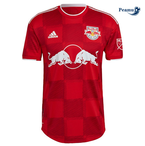 Peamu - Camisola Futebol New York Vermelho Bulls Alternativa Equipamento 2022-2023