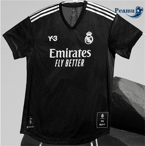 Peamu - Camisola Futebol Real Madrid Y-3 Preto 2022-2023