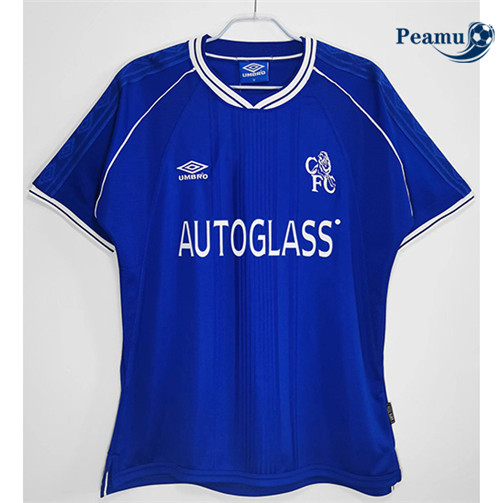 Peamu - Camisola Futebol Retro Chelsea Principal Equipamento 1999-01