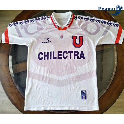 Peamu - Camisola Futebol Retro University of Chile Alternativa Equipamento 1996