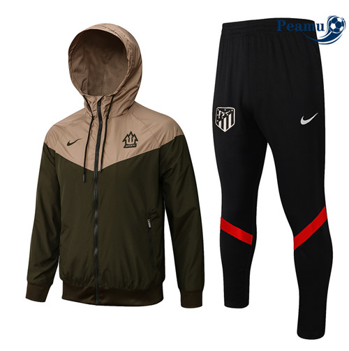 Peamu - Windrunner Fato de Treino Atletico Madrid Armée Verte 2022-2023