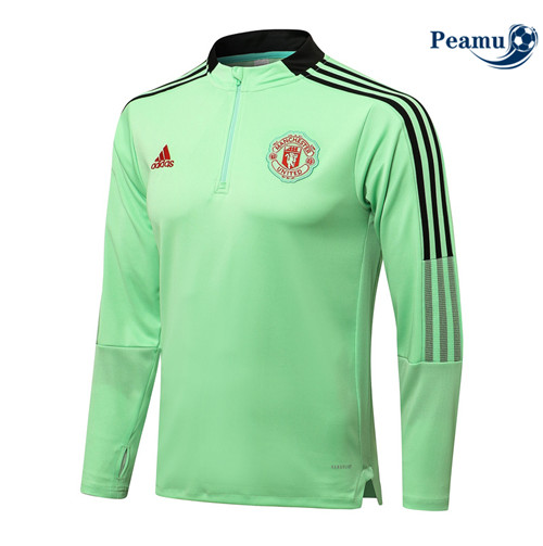 Peamu - Jaqueta Futebol Manchester United Vert 2022-2023