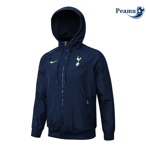 Peamu - Jaqueta Futebol Windrunner Fato de Treino Tottenham Hotspur Azul Marinho 2022-2023