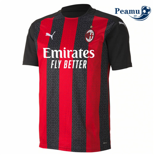 Camisola Futebol AC Milan Principal Equipamento 2020-2021