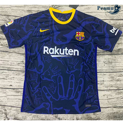 Camisola Futebol Barcelona training Azul 2020-2021
