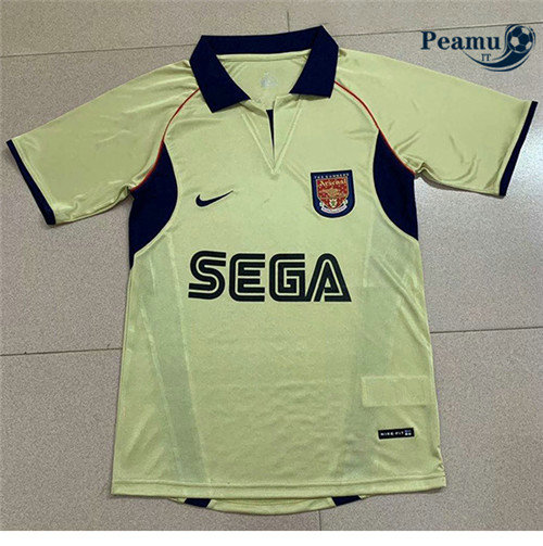 Camisola Futebol Arsenal Alternativa Equipamento 2002