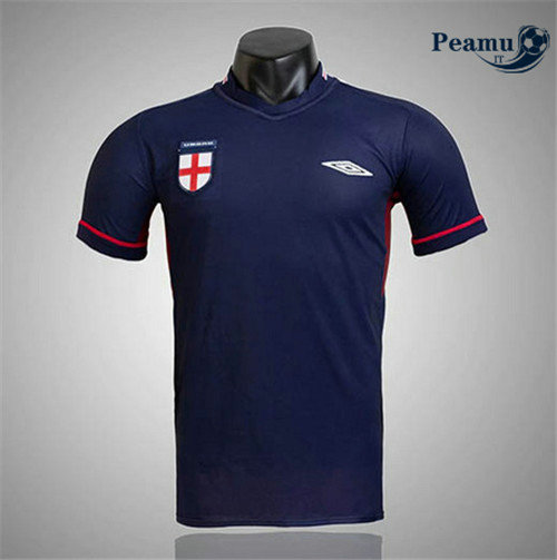 Camisola Futebol Inglaterra Azul Marinho 2002