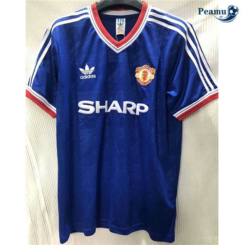 Camisola Futebol Manchester United Terceiro Equipamento 1986