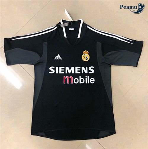 Camisola Futebol Real Madrid Preto 2004-05