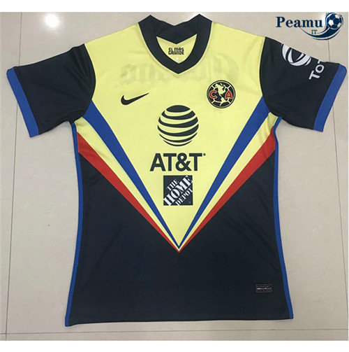 Camisola Futebol Club America Preto/Amarelo 2020-2021