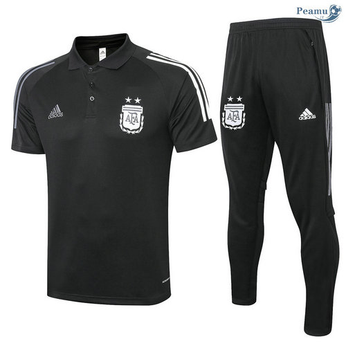 Kit Camisola Entrainement POLO Argentina + Pantalon Preto 2020-2021