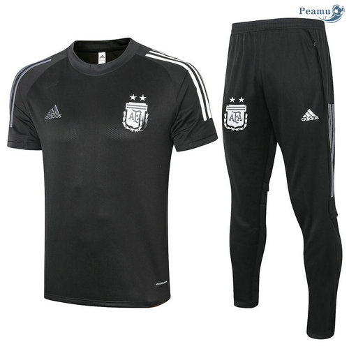 Kit Camisola Entrainement Argentina + Pantalon Preto 2020-2021