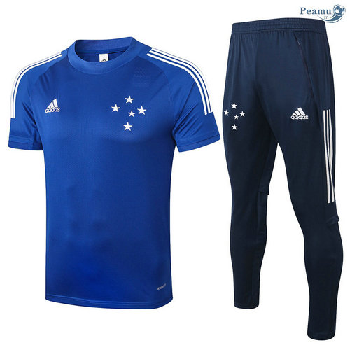 Kit Camisola Entrainement Cruzeiro + Pantalon Azul 2020-2021