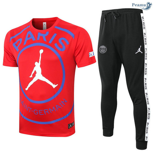 Kit Camisola Entrainement PSG Jordan + Pantalon Vermelho 2020-2021