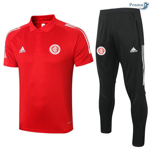 Kit Camisola Entrainement POLO SC Internacional + Pantalon Vermelho 2020-2021