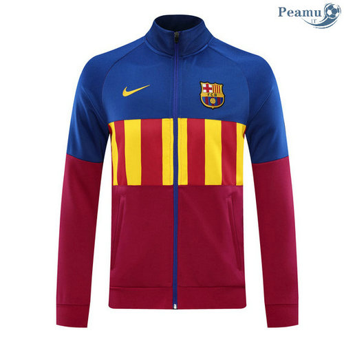 Jaqueta Futebol Barcelona Azul/Rosa 2020-2021