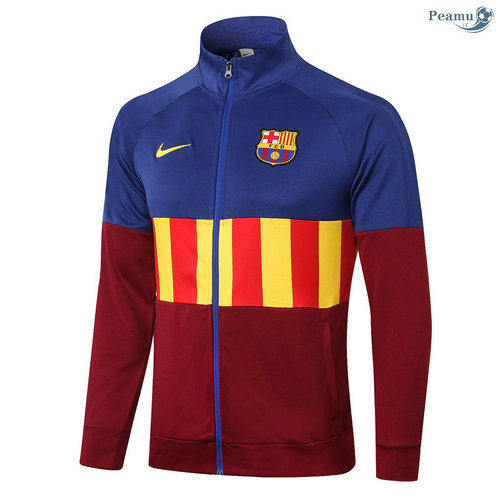 Jaqueta Futebol Barcelona Azul/Vermelho/Amarelo Coronel Rond 2020-2021