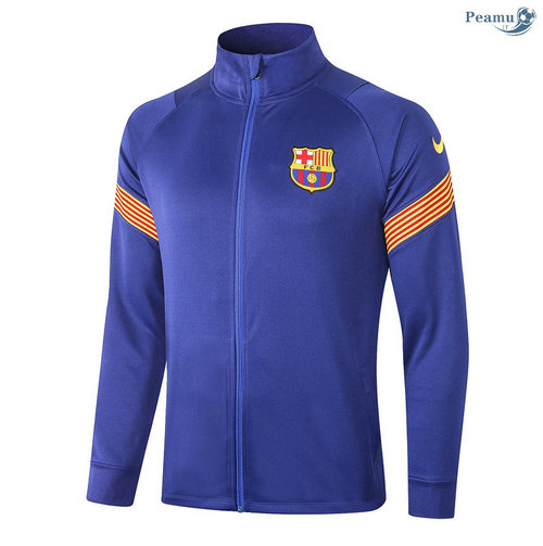 Jaqueta Futebol Barcelona Azul 2020-2021