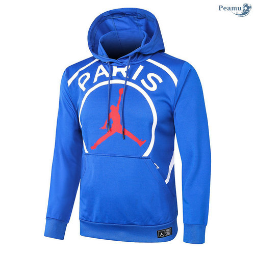 Sweat à capuche PSG Jordan Azul 2020-2021