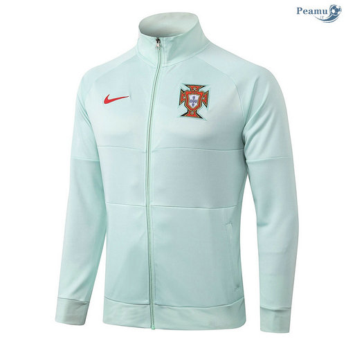 Jaqueta Futebol Portugal Verde Clair 2020-2021