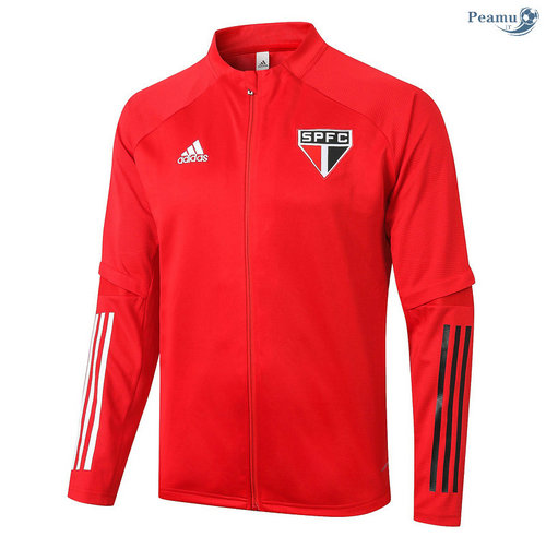 Jaqueta Futebol São Paulo Vermelho 2020-2021