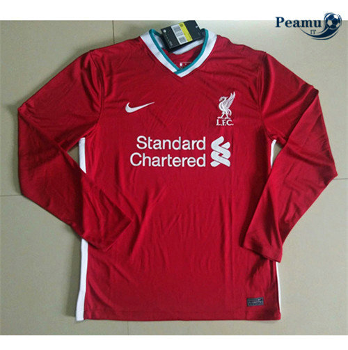 Camisola Futebol Liverpool Principal Equipamento Manche Longue 2020-2021