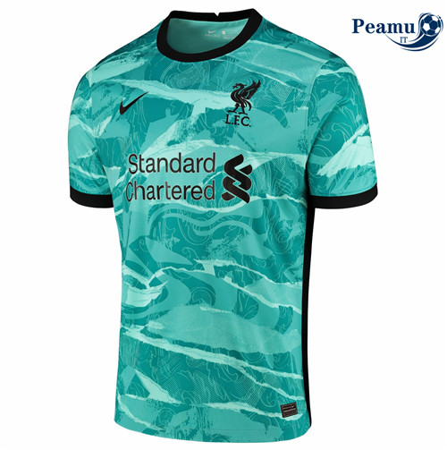 Camisola Futebol Liverpool Verde 2020-2021