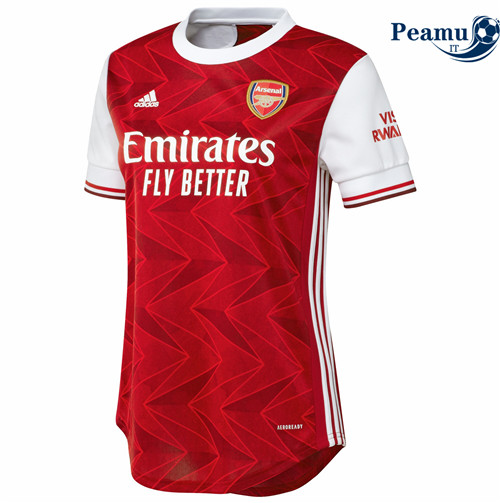 Camisola Futebol Arsenal Mulher Principal Equipamento 2020-2021