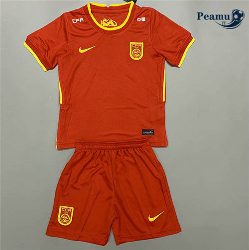Camisola Futebol China Crianças Principal Equipamento 2020-2021