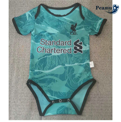 Camisola Futebol Liverpool Bébé Alternativa Equipamento Verde 2020-2021