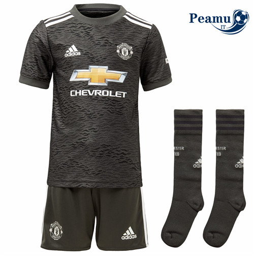 Camisola Futebol Manchester United Crianças Alternativa Equipamento 2020-2021