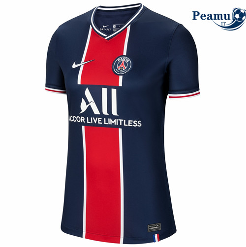 Camisola Futebol PSG Principal Equipamento Mulher 2020-2021