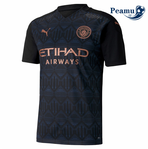 Camisola Futebol Manchester City Alternativa Equipamento 2020-2021