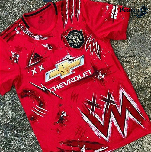 Camisola Futebol Manchester United Special Edition Vermelho 2020-2021