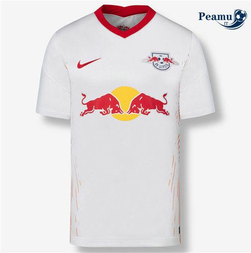 Camisola Futebol RB Leipzig Principal Equipamento Branco 2020-2021