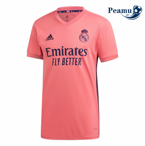 Camisola Futebol Real Madrid Alternativa Equipamento Orange 2020-2021