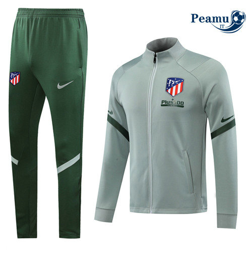 Casaco de Fato de Treino Atletico Madrid Verde Clair 2020-2021