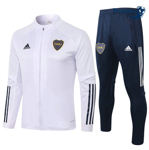 Casaco de Fato de Treino Boca Juniors Branco 2020-2021