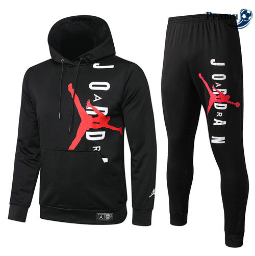 Sweat de Fato de Treino PSG Preto/ Vermelho PARIS Jordan 2020-2021