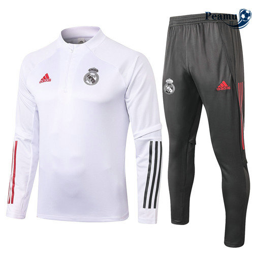 Fato de Treino Real Madrid Branco 2020-2021