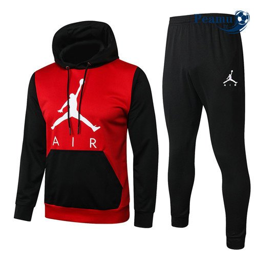 Sweat de Fato de Treino Jordan Vermelho/Preto 2020-2021