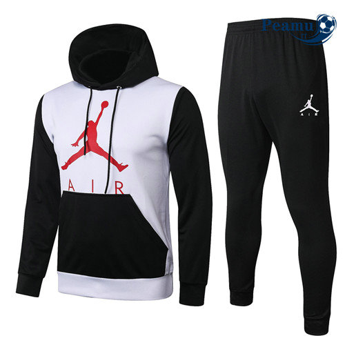 Sweat de Fato de Treino Jordan Branco/Preto 2020-2021