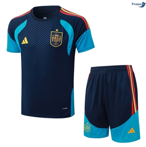 Camisola Kit Equipamento Training España + Calções Azul marino 2026