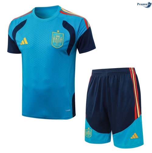 Camisola Kit Equipamento Training España + Calções Azul 2026
