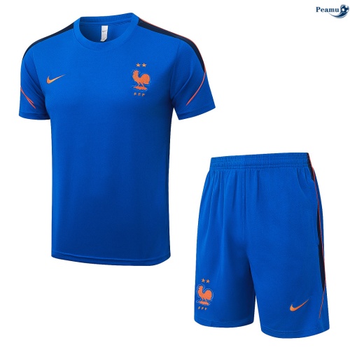 Camisola Kit Equipamento Training Francia + Calções Azul 2026