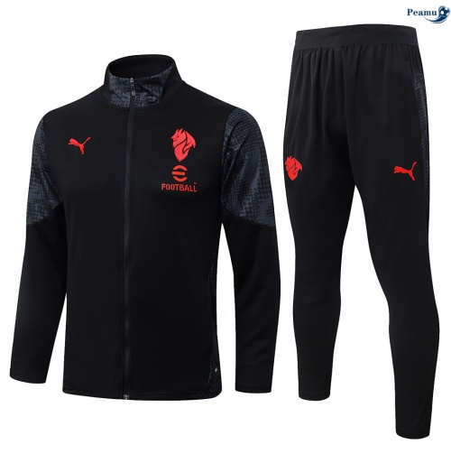 Casaco de Fato de Treino AC Milan Criancas Negro 2026