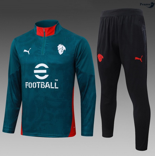 Fato de Treino AC Milan Criancas Verde 2026