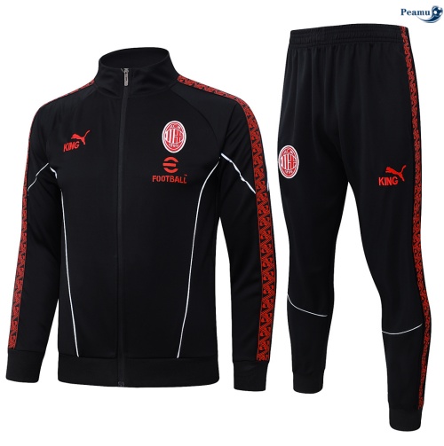 Casaco de Fato de Treino AC Milan Negro 2026